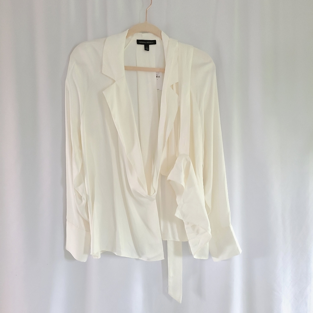 Banana Republic Blazer Wrap Top - Picture 10 of 13
